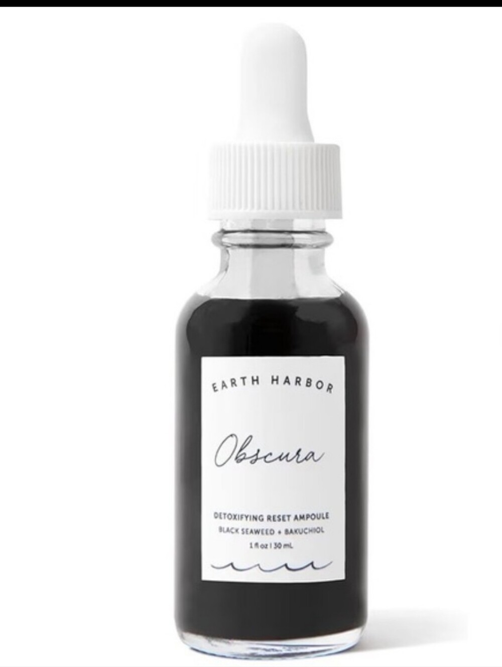Earth Harbor Obscura Detoxifying Reset Ampoule - Black
